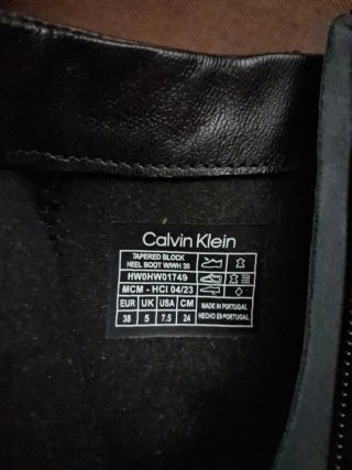CALVIN KLEIN ORIGINAL, BOTINES PIEL MUJER