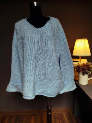 Jersey Oversize Azul Talla M/L