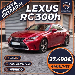 ✅Lexus RC 300H 2018 2.5 223CV GARANTIA ✅