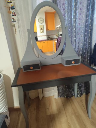 Cómoda tocador con espejo