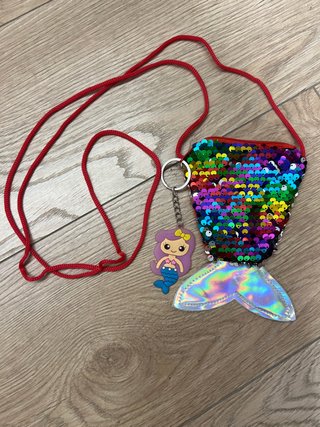 Bolso Sirena con Llavero y lentejuelas reversibles