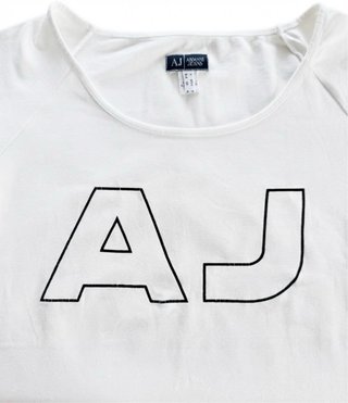 Camiseta Vintage Armani Jeans (AJ) Blanca