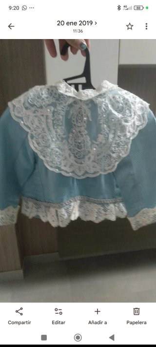 Traje Fallera Azul (2-4 años)