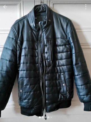 Cazadora Piel Schott NYC Negra
