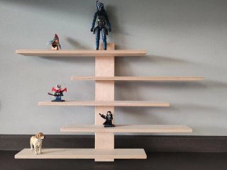 Estantería de pared para figuras