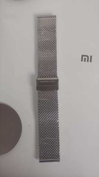 Correa Hamilton Milanesa 22mm Plata