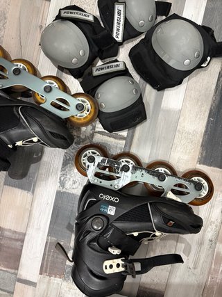 Patines en línea Oxelo y protecciones