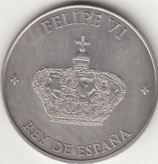Medaglia e Monete Proclamazione Filippo VI 2014