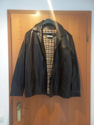 Chaqueta de piel 3/4 hombre