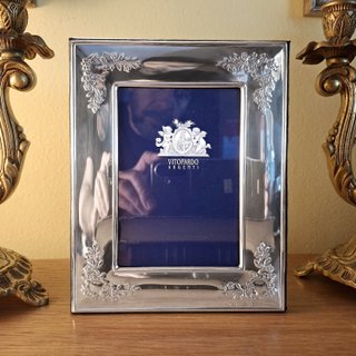 Cornice Portafoto Argento 925 anni 90 x foto 9x13
