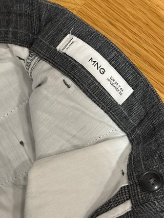 Pantalón chino caballero gris