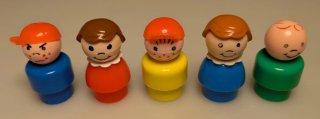 Fisher Price Little People vintage set 1 "Little r