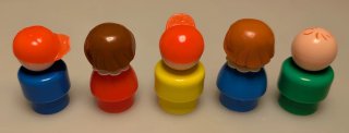 Fisher Price Little People vintage set 1 "Little r