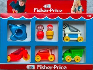 Fisher Price Little People vintage set 1 "Little r