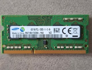 RAM DDR3L 4GB Samsung per Laptop