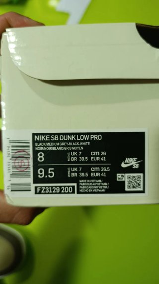 Tenis Nike Dunk SB sin usar