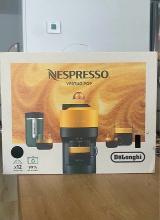 Cafetera Nespresso Vertuo Pop Negra nueva