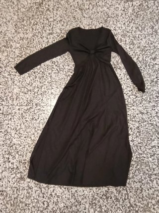 Vestido largo negro