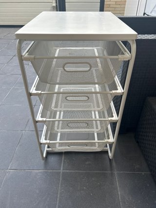 Cajonera de Cocina Metálica Blanca