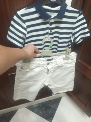 Conjunto Polo y Bermudas Niño