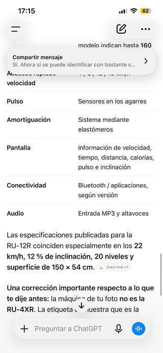 Cinta de correr profesional RU-12R