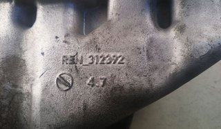 Opel 18686 colector admisión 312392 movano b caja