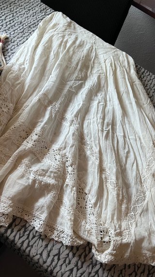 Falda Ibicenca Blanca Talla Única