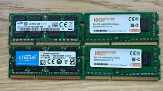 4x8GB DDR3 RAM Modulos (32GB Total) Portátil