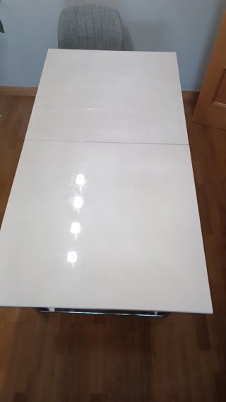 Mesa de Comedor Extensible Blanca