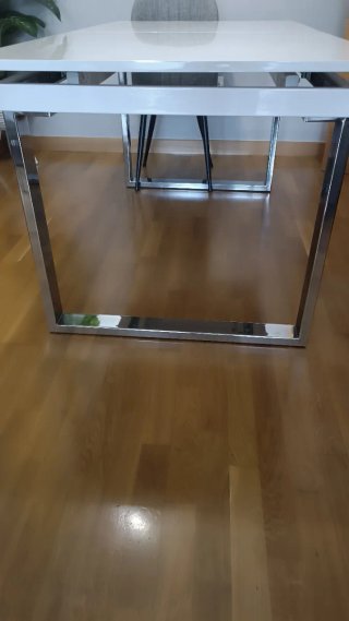 Mesa de Comedor Extensible Blanca