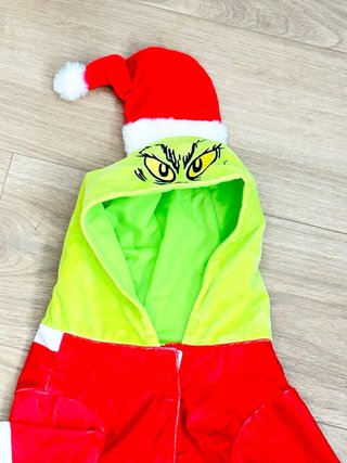 Disfraz El Grinch para perro mediano