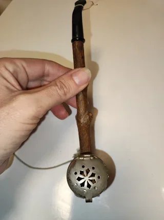 Tubo de madera antiguo años 60