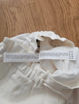 Pantalón Zara Blanco Talla XS