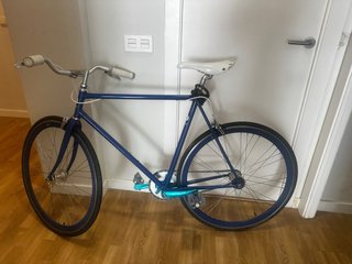 Bicicleta Fixie Clásica Azul