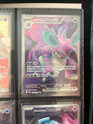 Carta Pokémon Team Rocket's Nidoking ex