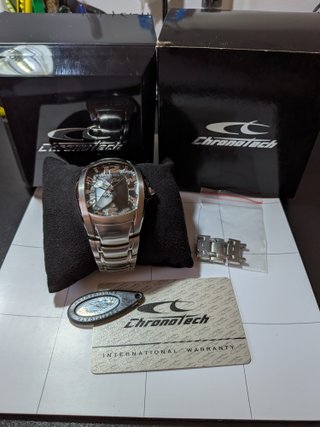 Chronotech Prisma 7988M Acciaio Completo