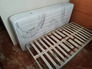 Pack Cama 90x190: Colchón + Somier Fibermaster