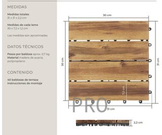 Baldosas para terraza