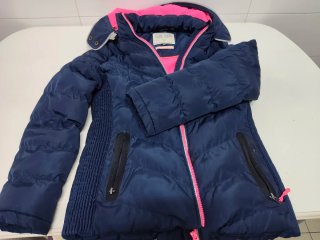 Parka Azul y Rosa C&A Jeans Talla S