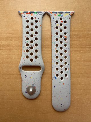 Apple X Nike 41mm. Pure Platinum Sport Band S/M