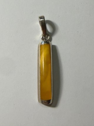 Colgante Plata y Ámbar