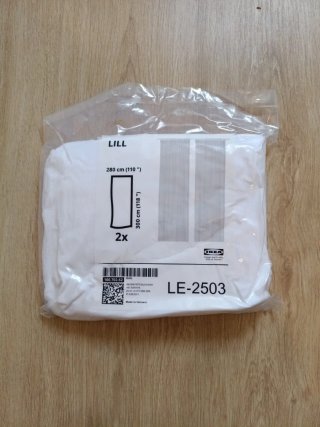 Cortinas IKEA LILL Blancas