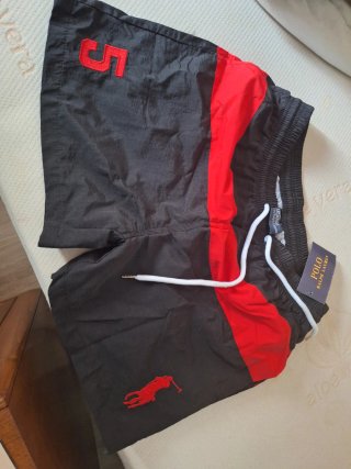 Bañador Polo Ralph Lauren Negro y Rojo