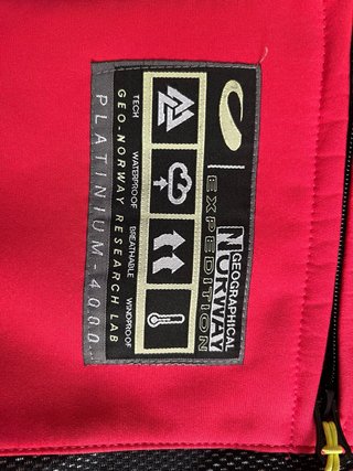 Chaqueta Esquí Geographical Norway Roja