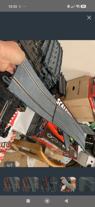 Puente Scalextric  grises 1/32