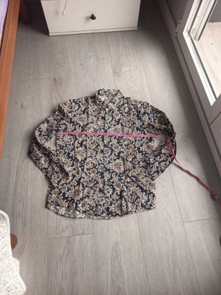 Camisa estampada hombre talla M