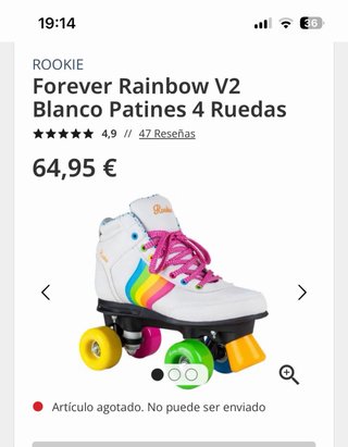 Patines Rookie Forever Rainbow V2 talla 37