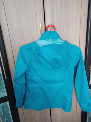 Chubasquero Quechua Turquesa Talla 10 años