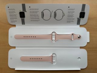 Apple Watch 44mm. Pink Sand Sport Band