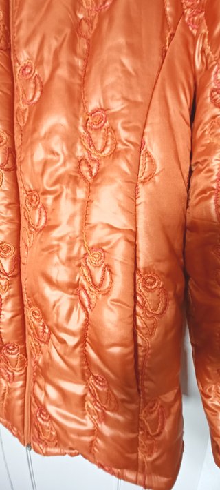 Abrigo Parka Acolchado Naranja MAIZ - T 38 NUEVA
